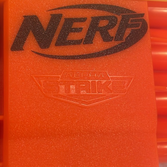 Nerf alpha strike Fang QS-4 multi dart toy orange yellow - Picture 2 of 5